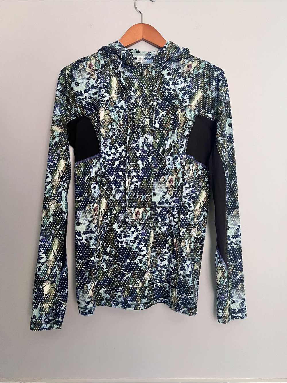 Lululemon Runbeam Hoodie Floral Sport White Multi Size 12